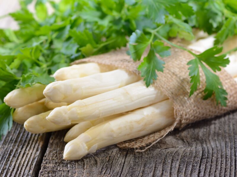 Weißer Spargel